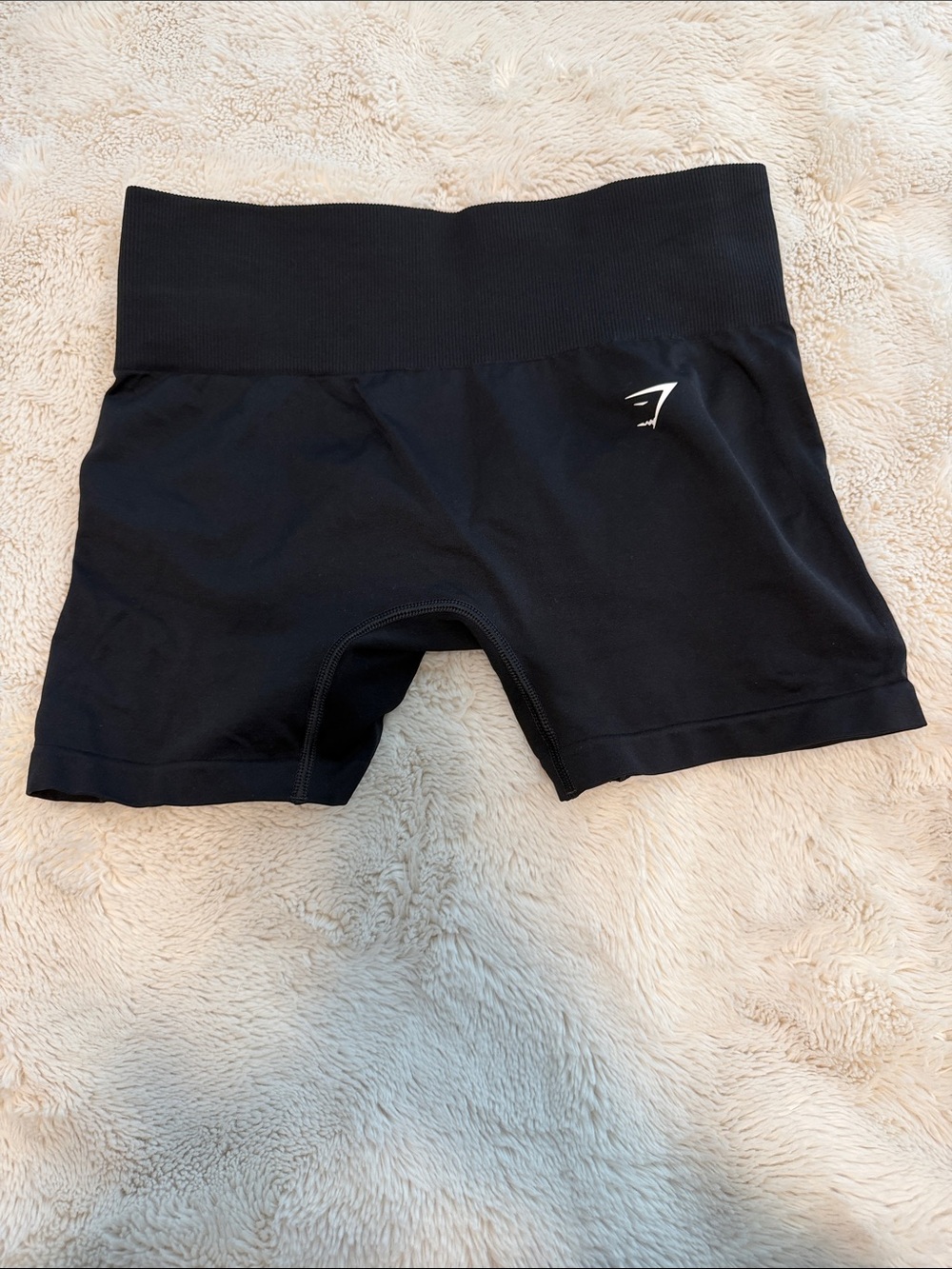 Gymshark Black Seamless High-Rise Bike Shorts